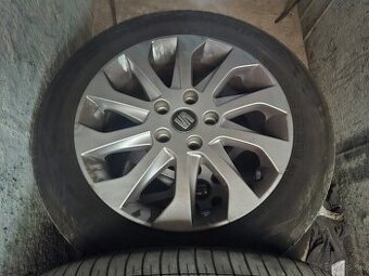 Alu disky 5x112 R16 Seat + 205/55 R16 letné