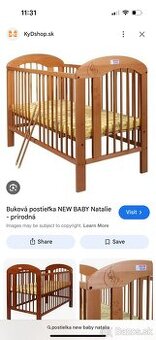 Drevena postielka pre deti