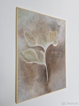 Abstraktny obraz strukturovany 70x50cm S