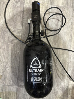 HPA karbónová flaša 1,1L z regulátorom