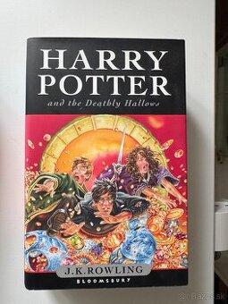 Harry Potter and the Deathly Hollows anglicky, PRVÉ VYDANIE
