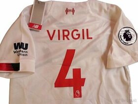 VIRGIL  Liverpool FC biely