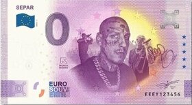 EURO BANKOVKA 0€ - SEPAR - ZBERATEĽSKÝ KUS