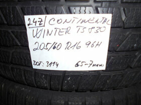 Continental WinterContact 205/60 R16 č.24L+z