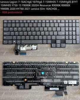 Klavesnice Lenovo 7-16ACHg6/15ARH05/Pro 5 16IRX8, 16ARX8
