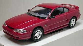 KÚPIM model Ford Mustang 1994, červený, kupé
