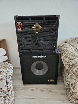 Basgitarové reproboxy David Eden a Hartke