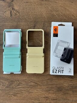 Dva originálne kryty + ochranné sklo pre Samsung Z Flip6