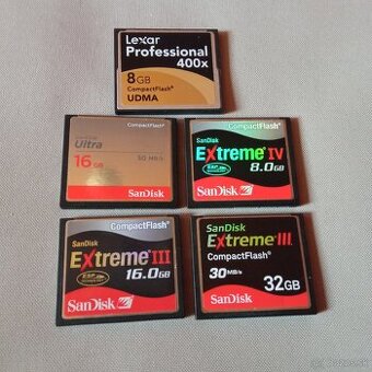 CompactFlash pamäťové karty SanDisk