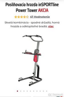Posilňovacia hrazda inSPORTline Power Tower