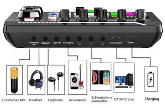 Sound Audio Mixer - Zvuk karta a audio rozhranie s efektami