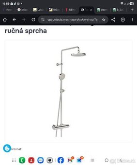 Sprchova termostaticka bateria Hansa