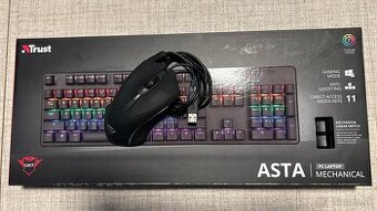 Trust Asta GTX mechanická herná klávesnica + Trust herná myš