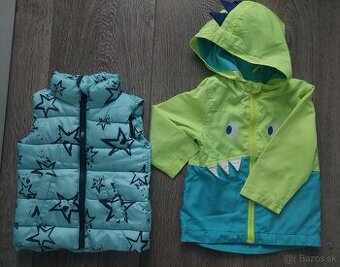 Jarna bunda + vesta vel. 92 pre chlapca