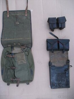 sumka, boty, bedna,čištění na pušku..