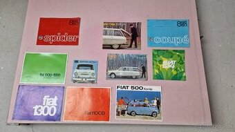 Propagačné materiály k vozidlám Fiat a Citroen