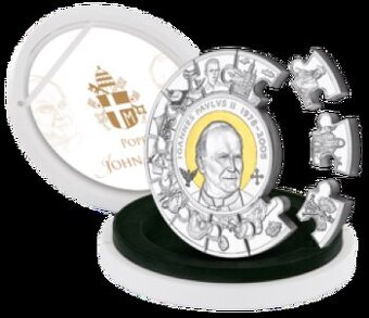 1 kg 2014 Cook Islands 100$ John Paul II Canonization PROOF