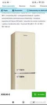 Kombinovaná chladnička s mrazničkou Amica