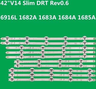 Podsvietenie pre LED tv LG 42” V14 Slim DRT Rev0.6