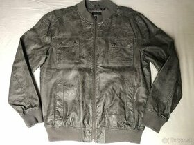 Pánska koženková bunda L