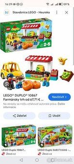 Lego Duplo Farmársky trh (hrané)