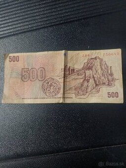 500 korunacka Ceskoslovenska - 1