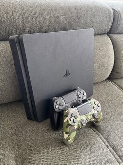 Predam PS4 slim 500gb s 3 ovladacmi