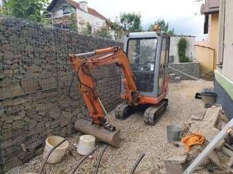 Hitachi ex15 minibager, bager