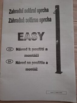 Solárna sprcha