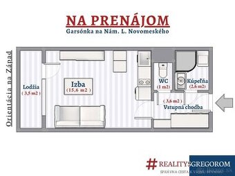 1+kk byt, L. Novomeského, 24 m2, s LO, na 9. z 12 pos, po KR