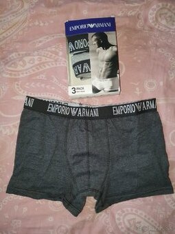 Boxerky zn. EmporioArmani vel. M - 3ks