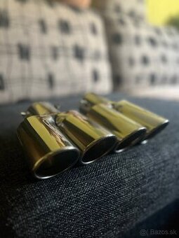 Dvojitá koncovka výfuku 2x - 4 výfuky tuning