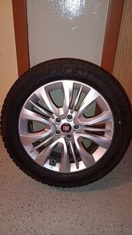 Alu disky Fiat, 5x98, R16+zimné pneu a krytky