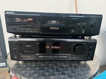 Sony cassette deck, zosilňovač
