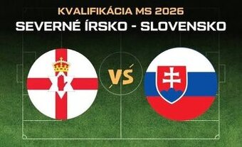 Predam lístky na zápas Slovenska proti Severnému Írsku 14.11