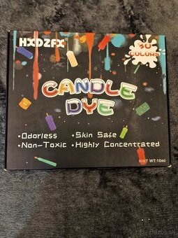 Farby a príslušenstvo na výrobu sviečok