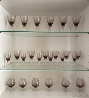 Sada sklenených pohárov Alexandrit