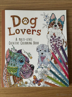 Antistresové omaľovánky - psy