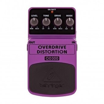 Begringer bass overdrive OD 300 Gitarovy efekt pedal
