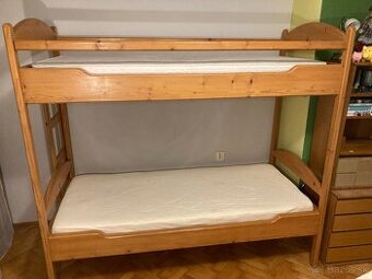 posteľ poschodová plus pre jednu osobu