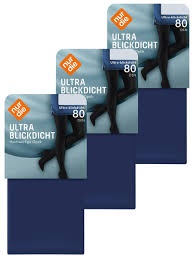 3x NUR DIE nepriehladné pančuchy 80den, veľ. XL