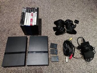 2x PlayStation 2 slim + hry