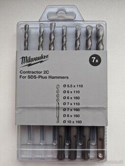 Milwaukee Contractor 2C - sada vrtákov- SDS PLUS