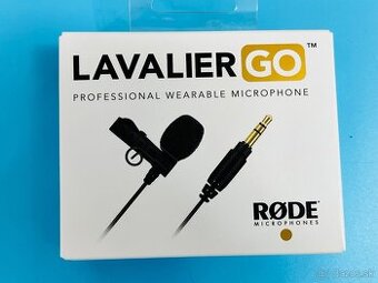 Rode Lavalier GO Black, nový, neotvorený, originálne zabalen