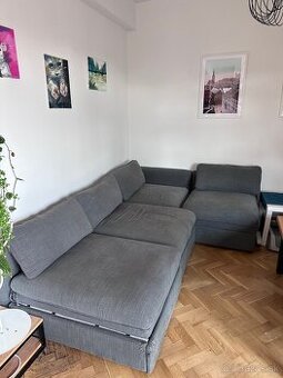 Modulárny rozťahovací (160x200) gauč s úložným priestorom