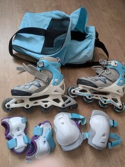 Detské kolieskové korčule FIT3 JR Turquoise