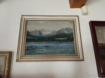 Obraz - horské pleso
