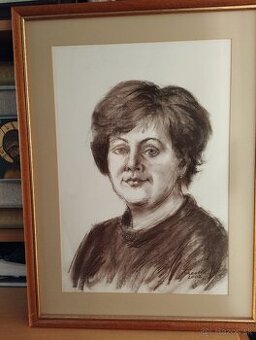 Predám obraz od ak.maliara Kresilu "Dáma"