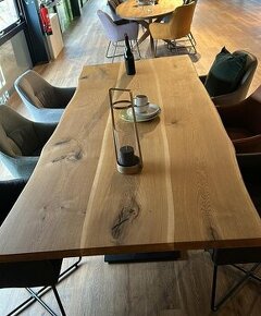 XXL Exkluzívny masívny drvený stôl 240x100cm