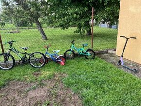 Detské bicykle a kolobežka - 1